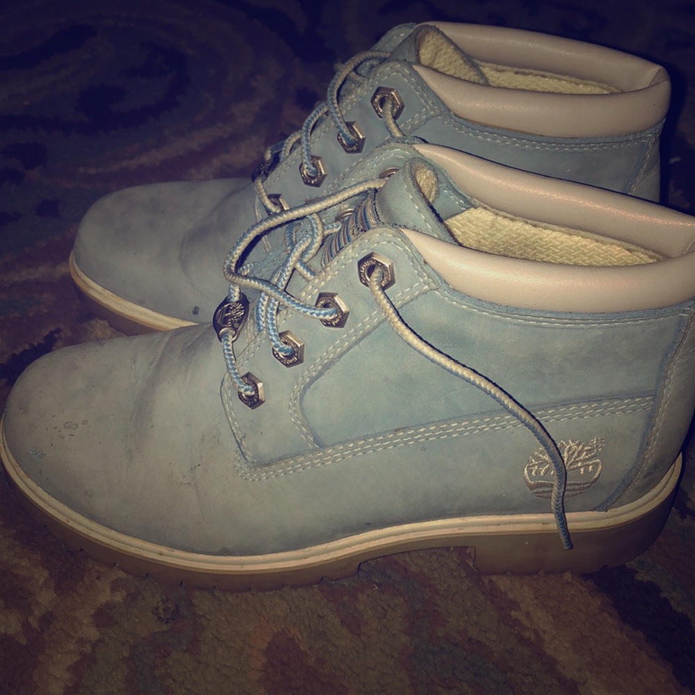 baby blue timberland boots